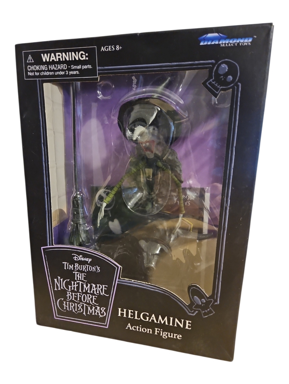 The Nightmare Before Christmas Helgamine Action Figure Disney Authentic NWT - Picture 2 of 5
